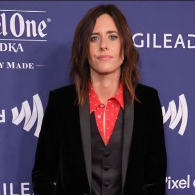 Katherine Moennig posing for a photo shoot.
